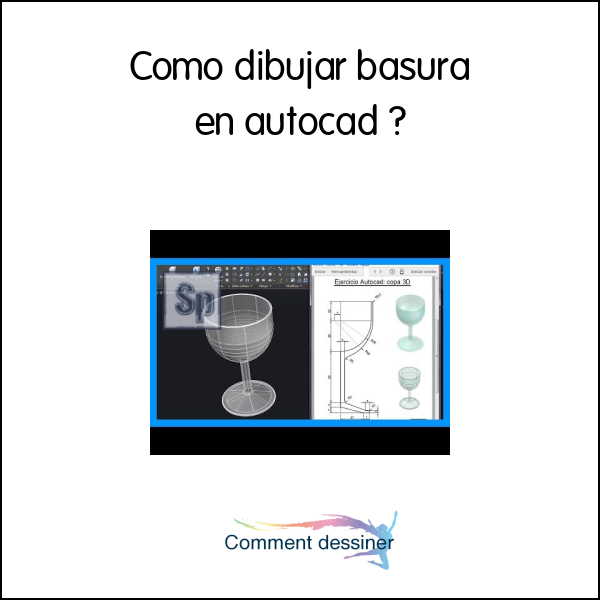 Como dibujar basura en autocad